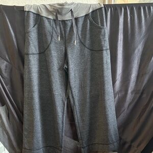 Lululemon Gray Wide-Leg Lounge Pants